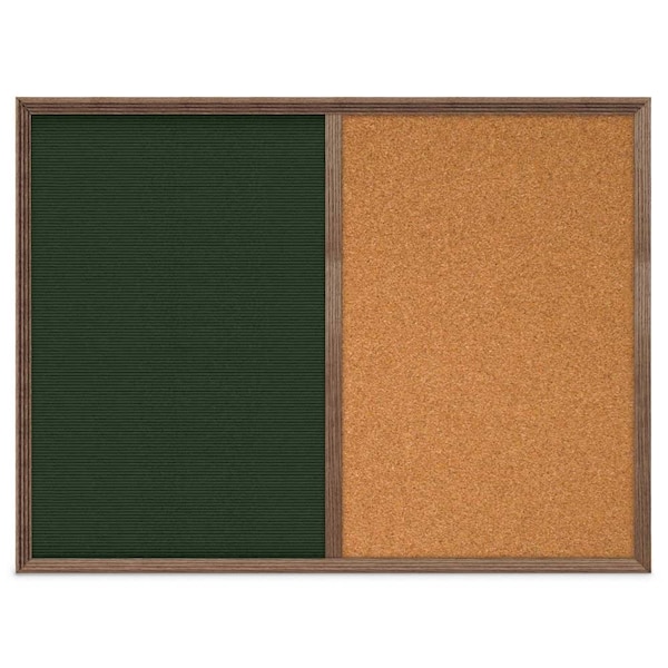 Slim Style Indoor Enclosed Corkboard, 12